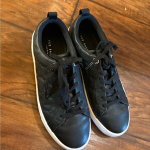 Ted Baker Black Quilted Sneakers